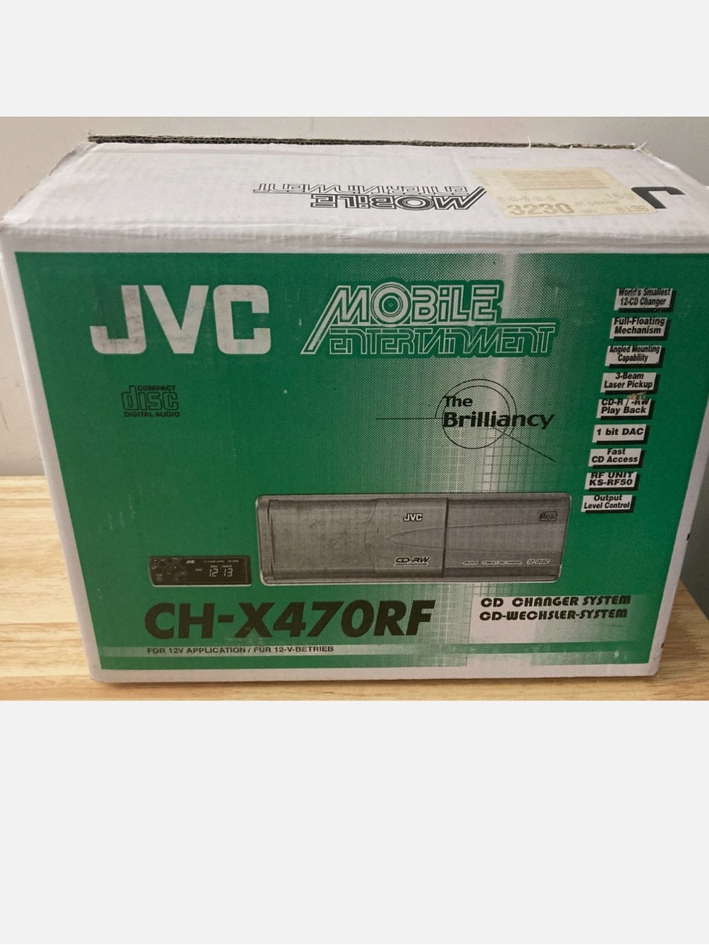 JVC CH-X470RF Mobile Entertainment CD Changer - Vintage Brand New